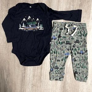 Gap Long Sleeve Set 6-12M